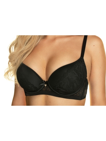 Biustonosz GIULIA PUSH UP CZA - 2 Biustonosz GIULIA PUSH UP CZA - 2